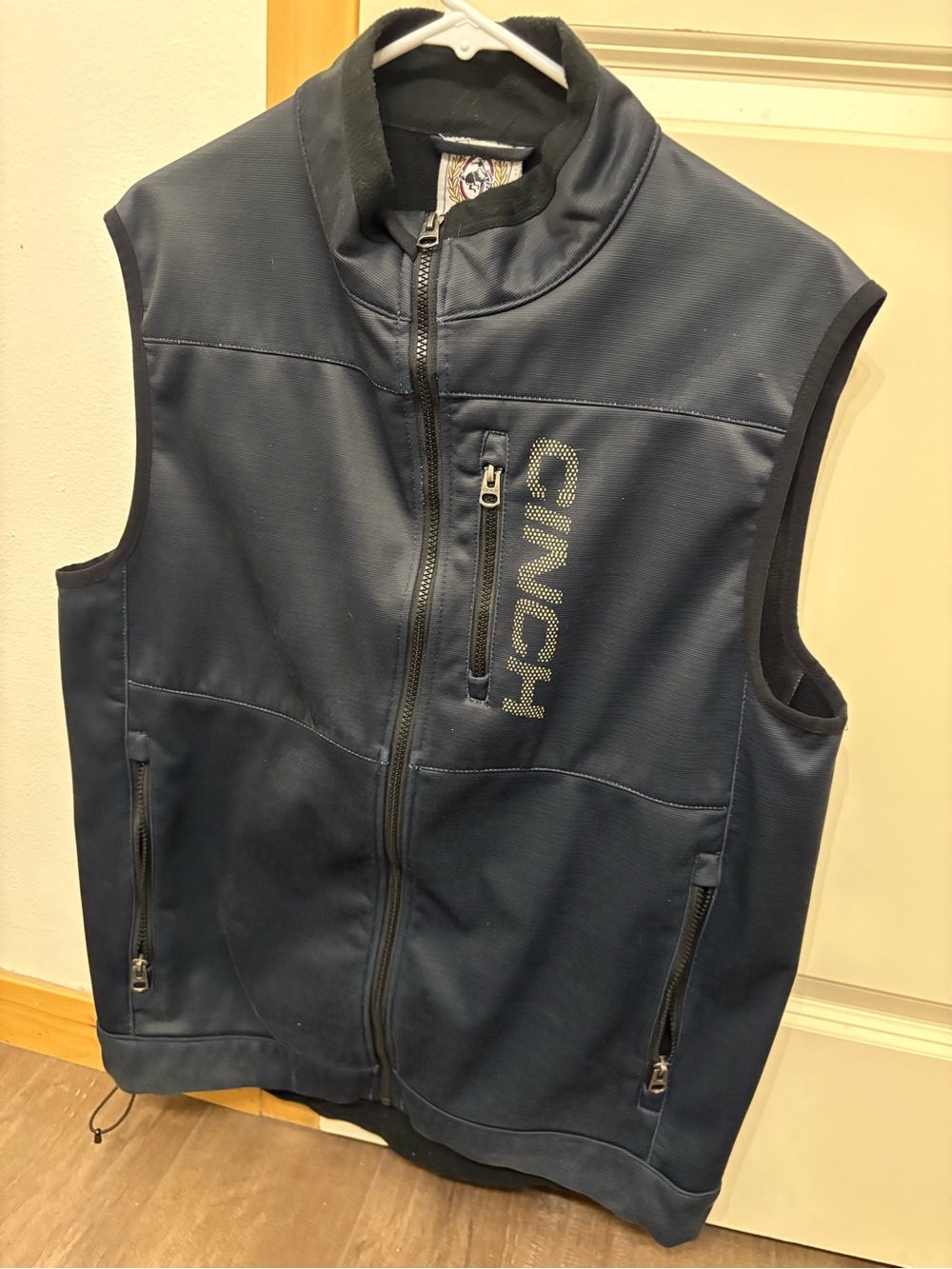 Cinch Men's Dark Navy Performance Zip Vest